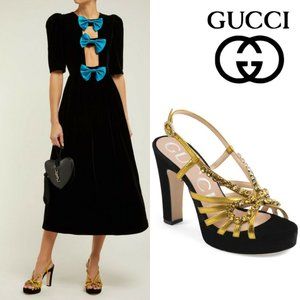 gucci bow heels